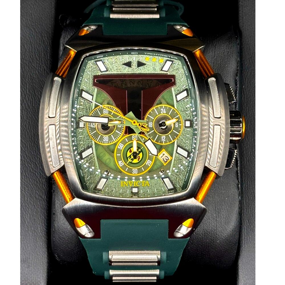 Invicta Star Wars Boba Fett Diablo 37435 LE Chronograph 53mm Watch  NIB